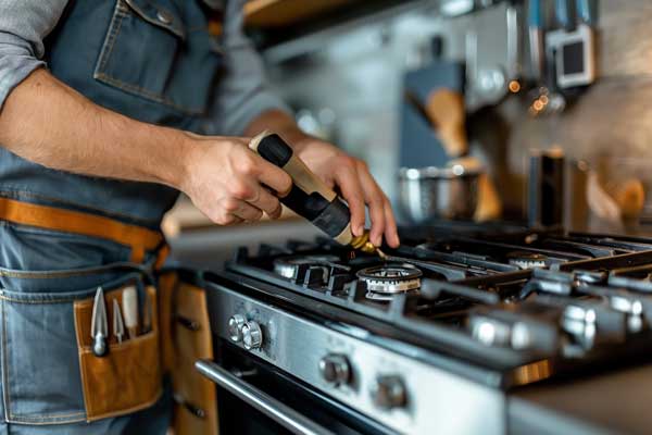 ProfeFix technician performing Range Repair in Orange County