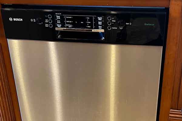 Appliance repair near me for Bosch dishwasher in Huntington Beach kitchen